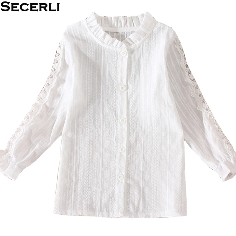White Lace Girls Blouses 2018 Long Sleeve Embroidery Flower Kids Girls Shirt Spring Autumn 6 8 10 12 15 Years Girls Tops Clothes
White Lace Girls Blouses 2018 Long Sleeve Embroidery Flower Kids Girls Shirt Spring Autumn 6 8 10 12 15 Years Girls Tops Clothes