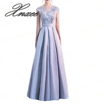 Elegant Women Dress 2020 New A-Line Dresses Appliques Flower Party Dress Illusion O-Neck
Elegant Women Dress 2020 New A-Line Dresses Appliques Flower Party Dress Illusion O-Neck