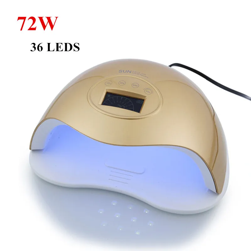 SUN 5plus Nail Dryer 72W LED UV Curing Lamp Fingernail Toenail Gel Polish Manicure Machine Nail Art Salon Tool Automatic Sensing
SUN 5plus Nail Dryer 72W LED UV Curing Lamp Fingernail Toenail Gel Polish Manicure Machine Nail Art Salon Tool Automatic Sensing