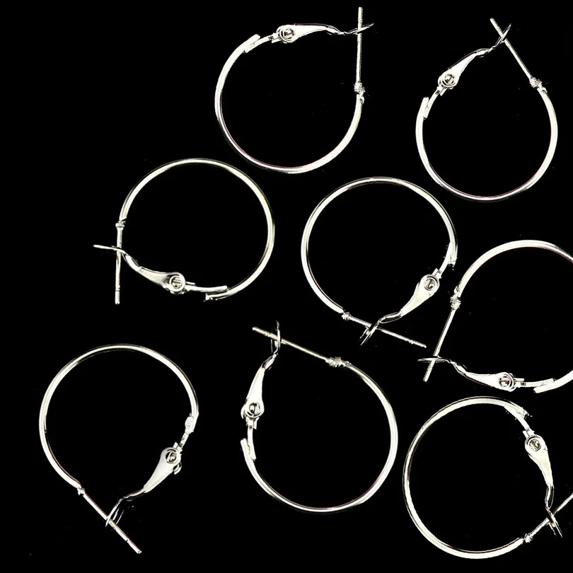 Fashion 100PCS Silver Hoop Earrings Big Smooth Circle Earrings For Women Girls DIY Jewelry Findings Factory Price
Fashion 100PCS Silver Hoop Earrings Big Smooth Circle Earrings For Women Girls DIY Jewelry Findings Factory Price