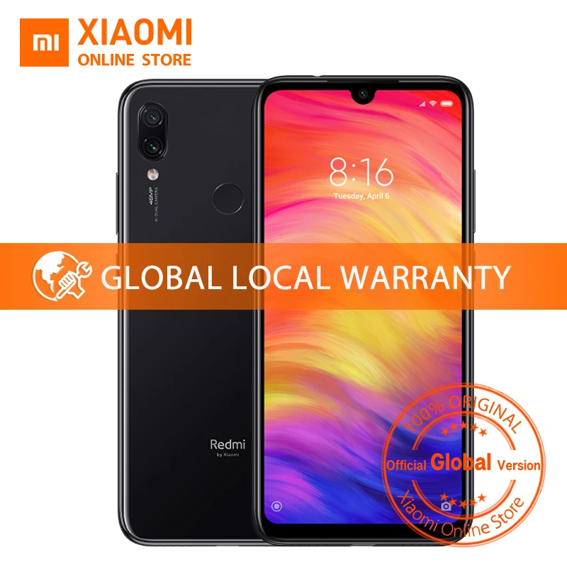 Global Version Xiaomi Redmi Note 7 3GB RAM 32GB ROM Smartphone Snapdragon 660 Octa Core 4000mAh 6.3" Display 48MP+5MP Smartphone
Global Version Xiaomi Redmi Note 7 3GB RAM 32GB ROM Smartphone Snapdragon 660 Octa Core 4000mAh 6.3" Display 48MP+5MP Smartphone