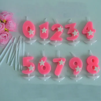 100pcs (10 sets 0-9) Pink Birthday Candles for Birthday Party Five-pointed Star Anti-drip Wax Number Candles Cake Decorations
100pcs (10 sets 0-9) Pink Birthday Candles for Birthday Party Five-pointed Star Anti-drip Wax Number Candles Cake Decorations