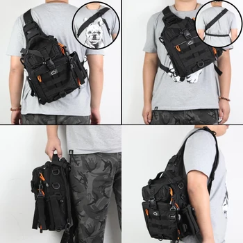 Hetto Tactiacl Sling Bag Waterproof Outdoor Sports Bags Hiking Riding 4 color Multifunctioanl One Shoulder Bag Nylon Chest Bag
Hetto Tactiacl Sling Bag Waterproof Outdoor Sports Bags Hiking Riding 4 color Multifunctioanl One Shoulder Bag Nylon Chest Bag