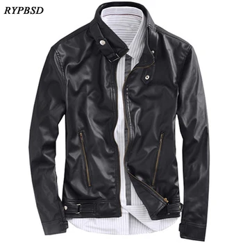 Black Leather Jacket Men Motorcycle Stand Collar Fashion Korean Classic Blouson Simili Cuir Homme Bomber Jackets Men Veste Homme
Black Leather Jacket Men Motorcycle Stand Collar Fashion Korean Classic Blouson Simili Cuir Homme Bomber Jackets Men Veste Homme