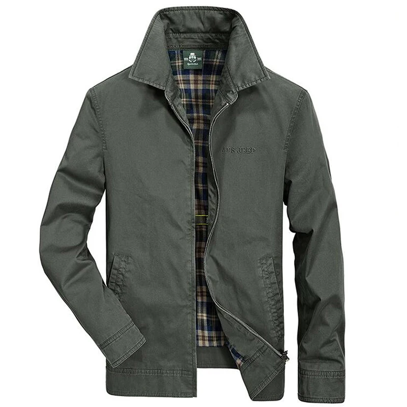 Men jacket high quality brand 100% cotton spring autumn jacket men fashion business casual jacket coats brand Clothing
Men jacket high quality brand 100% cotton spring autumn jacket men fashion business casual jacket coats brand Clothing