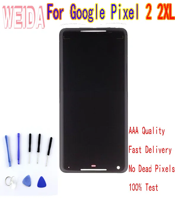 For Google Pixel 2 2XL LCD Display Touch Screen Digitizer Assembly Black Without Frame with free tool
For Google Pixel 2 2XL LCD Display Touch Screen Digitizer Assembly Black Without Frame with free tool