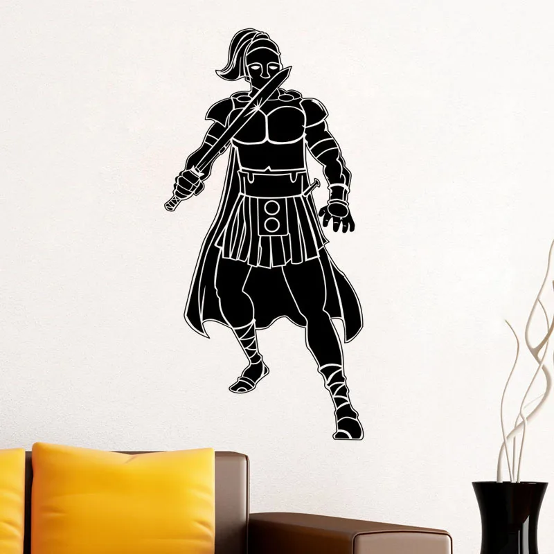 Warrior Silhouette Wall Stickers Art Vinyl Decals Removable Home Decor For Creative Wall Murals Roman Soldier Painting
Warrior Silhouette Wall Stickers Art Vinyl Decals Removable Home Decor For Creative Wall Murals Roman Soldier Painting