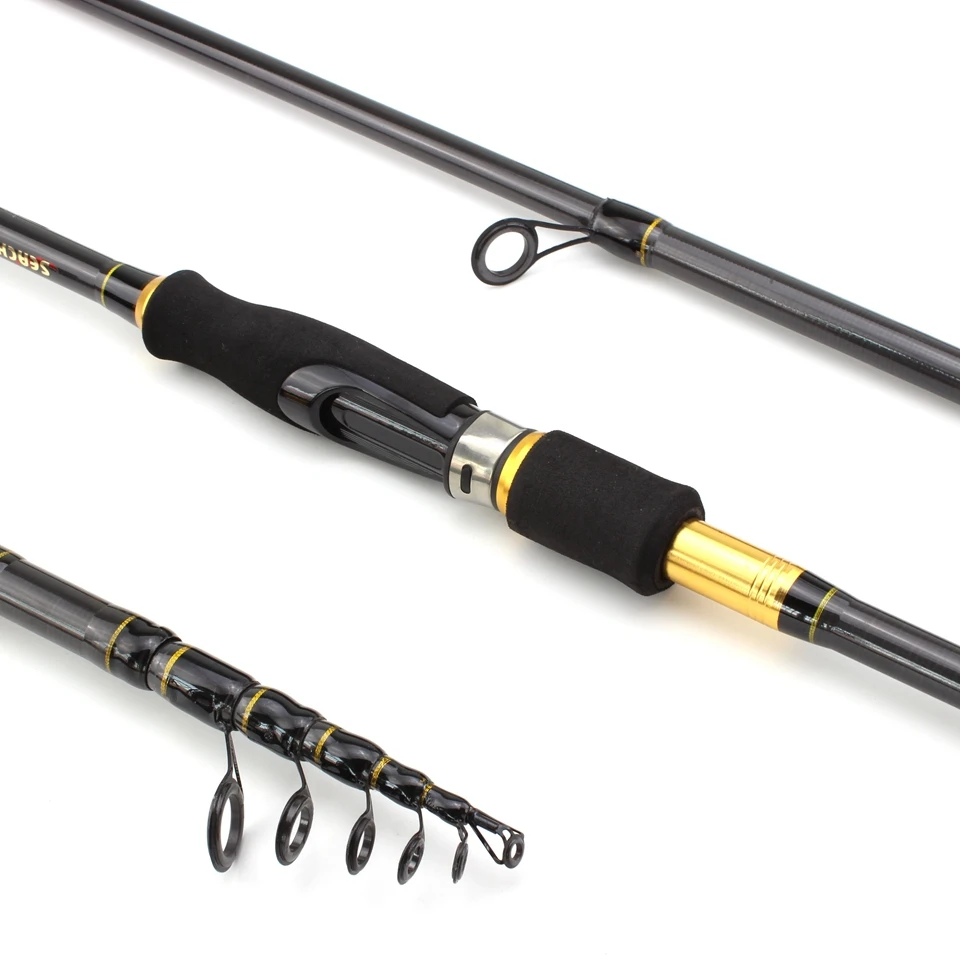 Lowest profit 1.8m 2.1m 2.4m 2.7m carbon lure Rod 7-28g Lure Weight Telescopic Spinning Rod Portable Travel Fishing Rod
Lowest profit 1.8m 2.1m 2.4m 2.7m carbon lure Rod 7-28g Lure Weight Telescopic Spinning Rod Portable Travel Fishing Rod