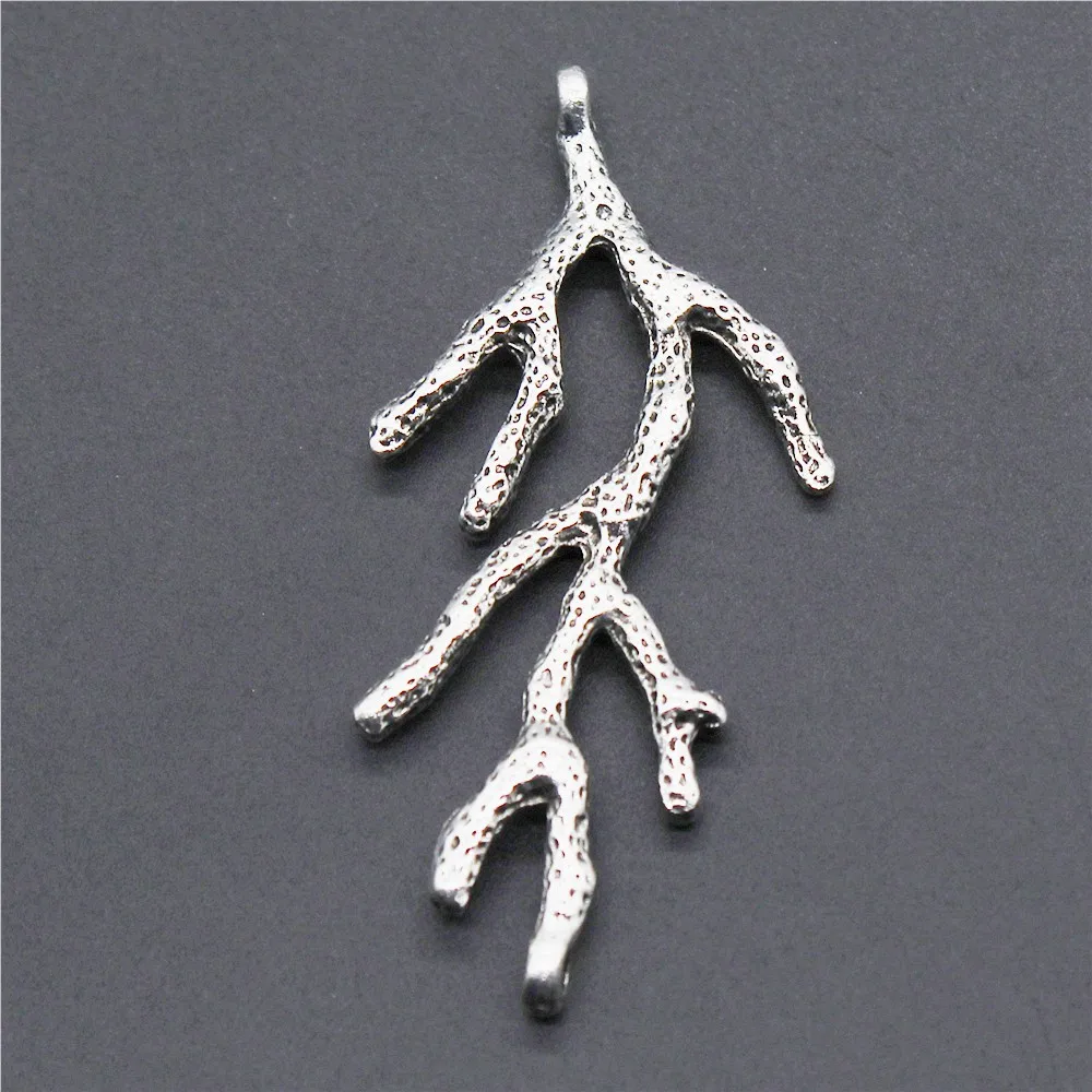 3pcs/lot 20x43mm Coral Charms Pendant For Jewelry Making Antique Silver Plated Alloy Charms
3pcs/lot 20x43mm Coral Charms Pendant For Jewelry Making Antique Silver Plated Alloy Charms