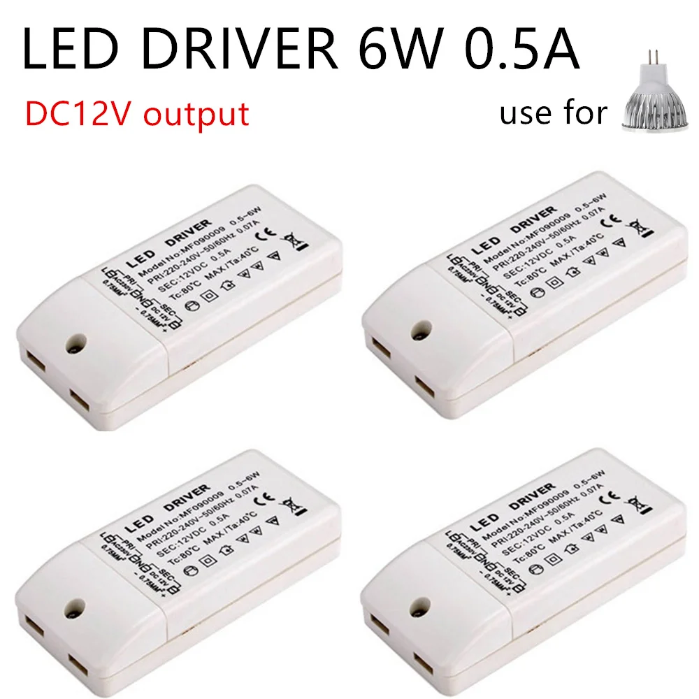 led driver transformer 6w led driver dc 12V output 0.5A Power Adapter Power supply for led lamp led strip downlight
led driver transformer 6w led driver dc 12V output 0.5A Power Adapter Power supply for led lamp led strip downlight