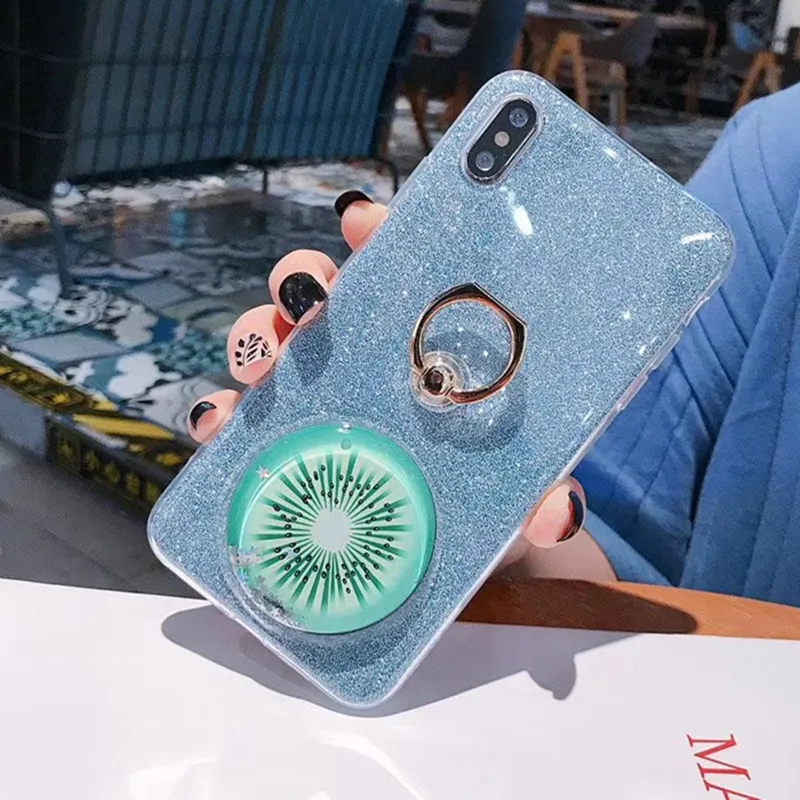 Glitter Cute fruits with finger Ring Stand phone Case For iPhone 8 plus 6 6S 7 Plus XR cover XS Max X S phone fundas Coque
Glitter Cute fruits with finger Ring Stand phone Case For iPhone 8 plus 6 6S 7 Plus XR cover XS Max X S phone fundas Coque