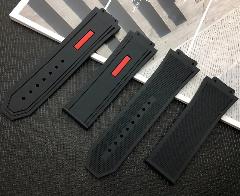 Luxury Brand 29*19mm nature black Silicone rubber watchband watch band for Hublot strap for king power series Logo tools
Luxury Brand 29*19mm nature black Silicone rubber watchband watch band for Hublot strap for king power series Logo tools