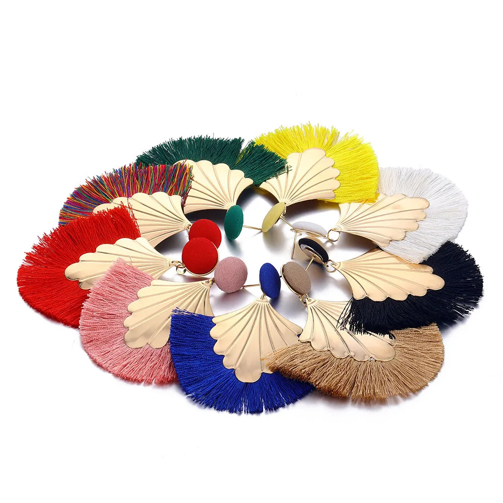 Bohemian earrings Drop shipping fringed long earrings female models 2019 fashion geometric earrings cheap Brincos ladies jewelry
Bohemian earrings Drop shipping fringed long earrings female models 2019 fashion geometric earrings cheap Brincos ladies jewelry