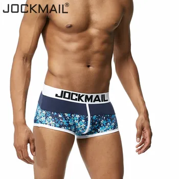JOCKMAIL Brand Male Panties Breathable Boxers Cotton Gay Men Underwear U convex pouch Sexy Underpants Homewear Shorts Trunks
JOCKMAIL Brand Male Panties Breathable Boxers Cotton Gay Men Underwear U convex pouch Sexy Underpants Homewear Shorts Trunks