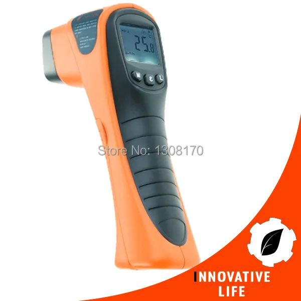 Handheld Digital Non-Contact IR Thermometer 12:1 Distance Spot Ratio + Built-in Laser Pointer -13~1040 F -25~560 C Range
Handheld Digital Non-Contact IR Thermometer 12:1 Distance Spot Ratio + Built-in Laser Pointer -13~1040 F -25~560 C Range