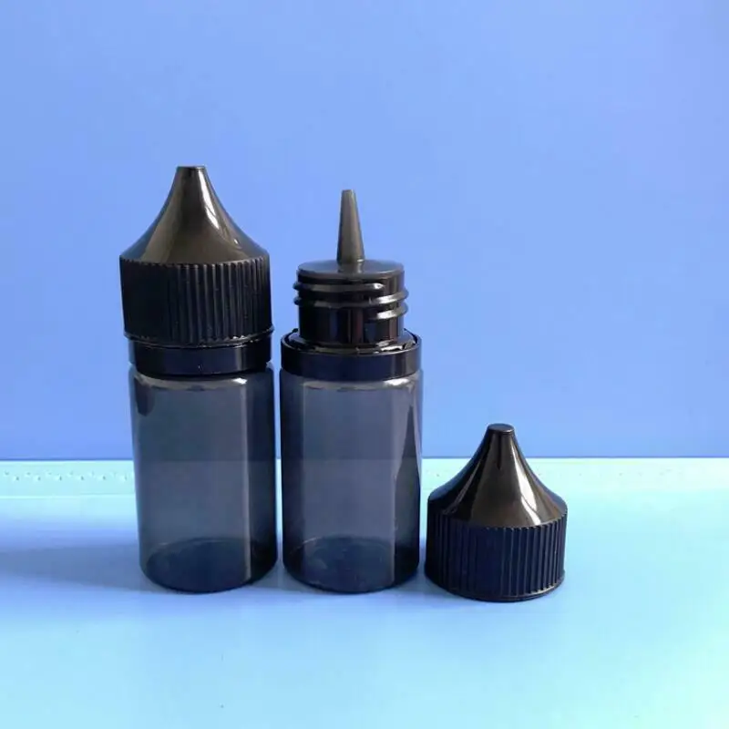 10pcs/lot 30ml Plastic PET Black Dropper Bottles Liquid E Juice Eye Drop Bottle Pointed Tip pilfer-proof cap Vape Oil Container
10pcs/lot 30ml Plastic PET Black Dropper Bottles Liquid E Juice Eye Drop Bottle Pointed Tip pilfer-proof cap Vape Oil Container
