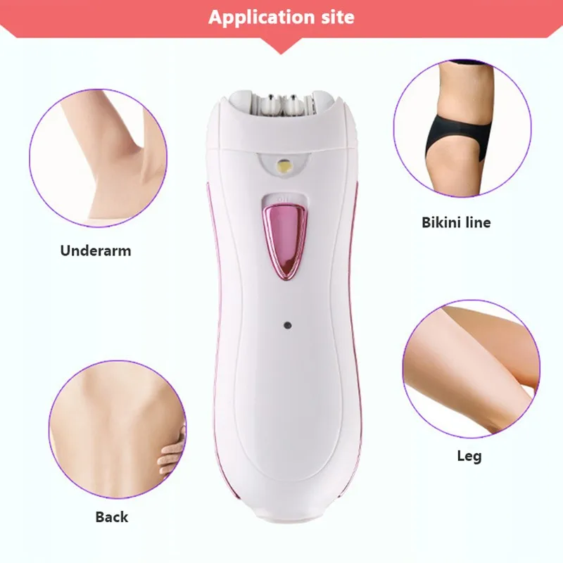 Painless Epilator Rechargeable Women Electric Epilator Shaver Razor Cordless Hair Removal Bikini Face Leg Underarm Trimmer
Painless Epilator Rechargeable Women Electric Epilator Shaver Razor Cordless Hair Removal Bikini Face Leg Underarm Trimmer