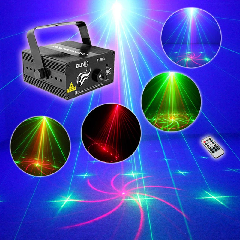 Remote/AUTO/Sound RG Stage Lighting 3 Lens 18 Patterns Laser Stage Lighting effect DJ Home Party show Music Christmas Xmas Wedd
Remote/AUTO/Sound RG Stage Lighting 3 Lens 18 Patterns Laser Stage Lighting effect DJ Home Party show Music Christmas Xmas Wedd