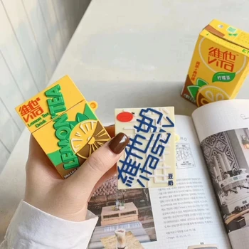 Stereo Drink Vita Lemon Soy milk For airpods 1 case Bluetooth Wireless Headset For Airpods 2 Silicone Charging Protection Box
Stereo Drink Vita Lemon Soy milk For airpods 1 case Bluetooth Wireless Headset For Airpods 2 Silicone Charging Protection Box