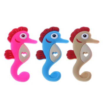 Seahorse Food Grade Silicone Teether Baby Chew Charms DIY Nursing Pendant Teething Necklace
Seahorse Food Grade Silicone Teether Baby Chew Charms DIY Nursing Pendant Teething Necklace