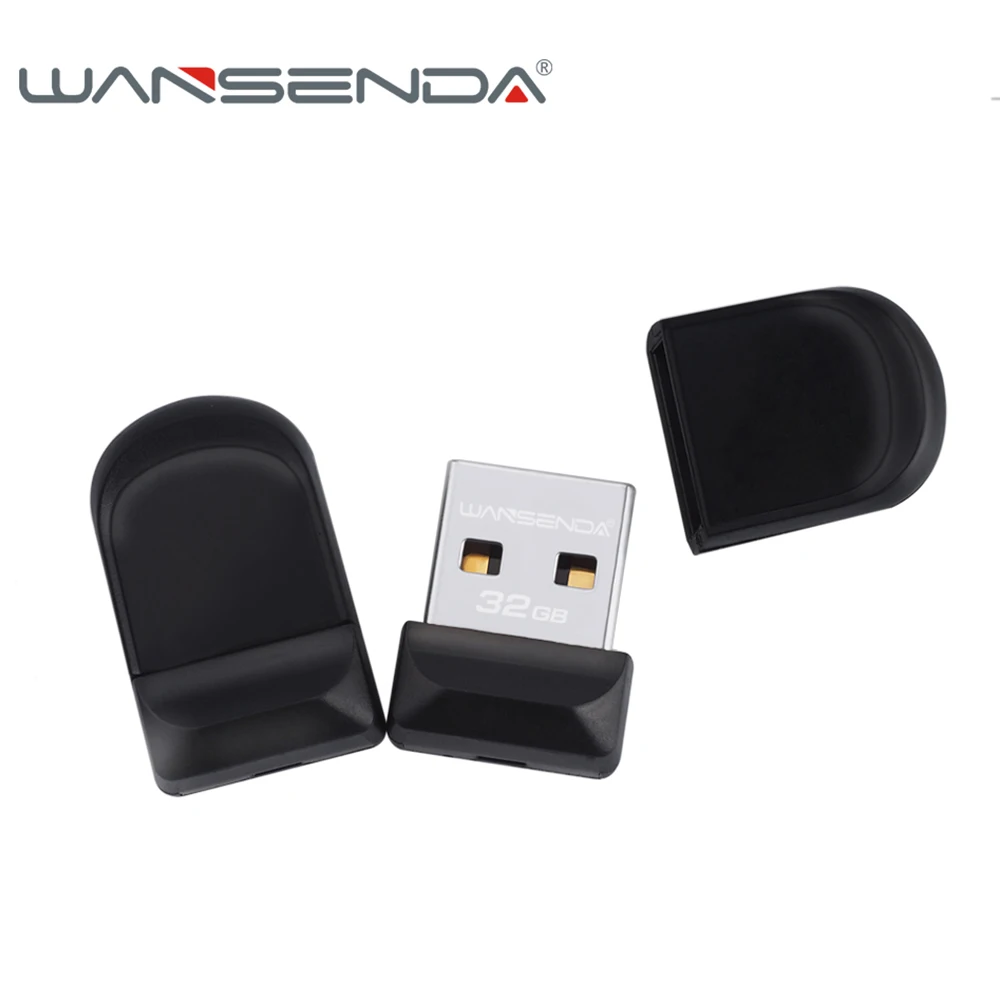 Фото WANSENDA мини USB флэш-накопитель 64 ГБ 32 супер Миниатюрный 16 Гб Флешка мини-флешка 8 4