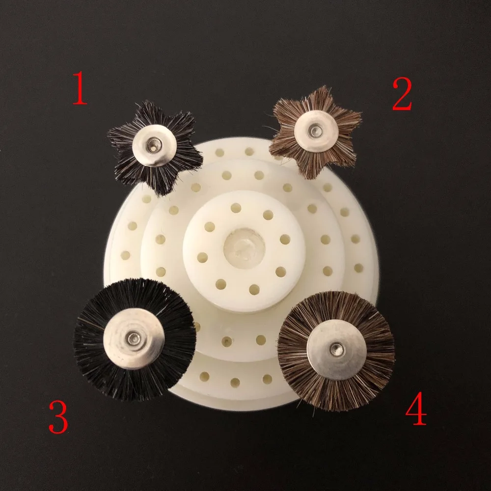 50 pcs Dental Lab Technician Products,Brush with Handle,T type brush wheels,material:Horse's mane, Shank diameter:2.35mm
50 pcs Dental Lab Technician Products,Brush with Handle,T type brush wheels,material:Horse's mane, Shank diameter:2.35mm