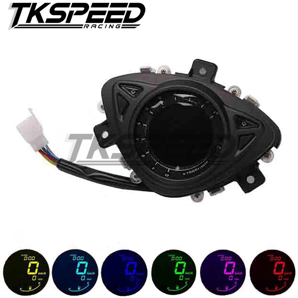 universal speedometer motorcycle 7 Color Backlight 2016 Hot Sell LCD Speedometer Odometer Scooter Motorcycle For Yamaha 100RSZ7
universal speedometer motorcycle 7 Color Backlight 2016 Hot Sell LCD Speedometer Odometer Scooter Motorcycle For Yamaha 100RSZ7