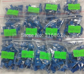 FREE SHIPPING 13valuesx10pcs=130pcs 3386P Adjustable Variable Resistors 3386 Variable Resistors Multiturn potentiometers kit
FREE SHIPPING 13valuesx10pcs=130pcs 3386P Adjustable Variable Resistors 3386 Variable Resistors Multiturn potentiometers kit