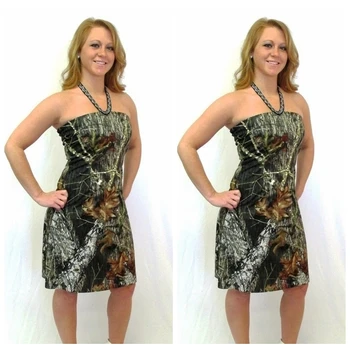 Halter Sheath Knee-Length Short Bridesmaid Dresses Cheap Sale Camouflage Bridesmaids Party Gowns Plus Size
Halter Sheath Knee-Length Short Bridesmaid Dresses Cheap Sale Camouflage Bridesmaids Party Gowns Plus Size