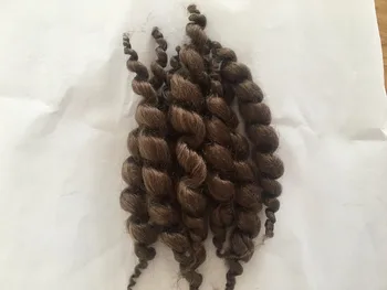 8 stripes Reborn Baby doll Accessories 100% Pure Curly Mohair dark brown mohair for Silicone Reborn Doll Kit Bebe
8 stripes Reborn Baby doll Accessories 100% Pure Curly Mohair dark brown mohair for Silicone Reborn Doll Kit Bebe