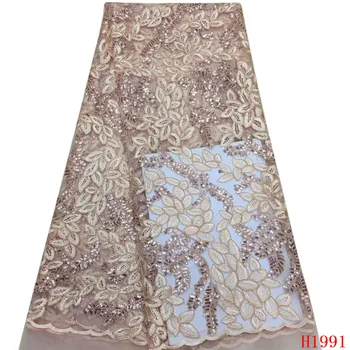 Gold Embroidery Lace French Sequin High Quality Net Lace Fabric Latest Nigeria African Wedding Dress Tulle Lace Fabric HX1991 
Gold Embroidery Lace French Sequin High Quality Net Lace Fabric Latest Nigeria African Wedding Dress Tulle Lace Fabric HX1991