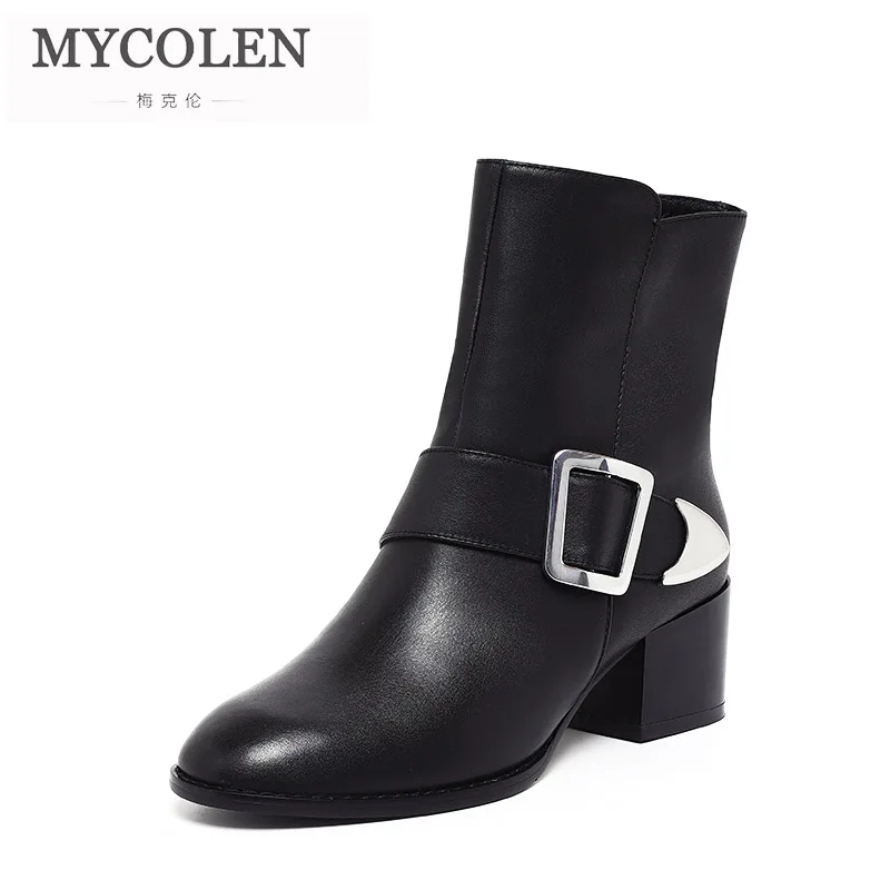MYCOLEN New Arrivals Fashion Solid Square Heel High Heel Women Boots Winter Ladies Chelsea Boots Round Toe Women Boots Ankle Ms
MYCOLEN New Arrivals Fashion Solid Square Heel High Heel Women Boots Winter Ladies Chelsea Boots Round Toe Women Boots Ankle Ms