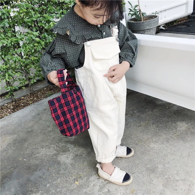 Spring Autumn pure cotton solid color overalls for cute girls 2019 korean style kids casual fashion suspender trousers
Spring Autumn pure cotton solid color overalls for cute girls 2019 korean style kids casual fashion suspender trousers