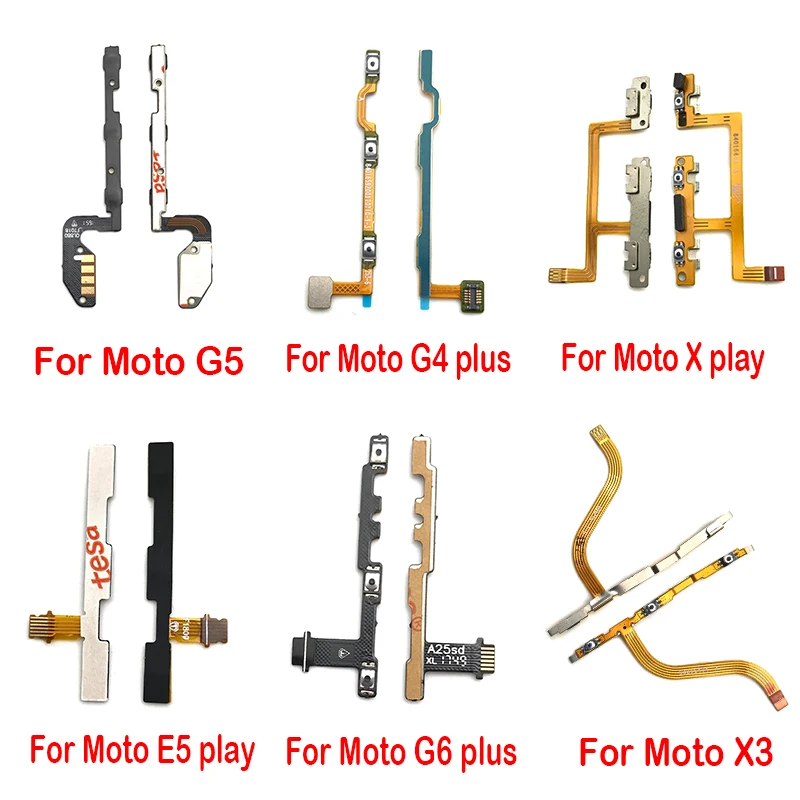 For Motorola Moto G5 G5S G6 E5 G4 Plus Play Power on/off Volume Key Button Flex Cable Ribbon
For Motorola Moto G5 G5S G6 E5 G4 Plus Play Power on/off Volume Key Button Flex Cable Ribbon