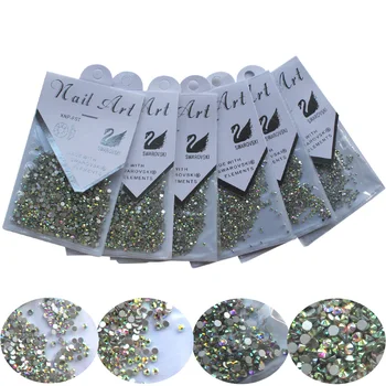 1440pcs 1.2-5mm Colorful Nail Art Rhinestones Shining Crystal AB Rhinestones Sharp Bottom Glass Stones Charm 3D Nail Decoration
1440pcs 1.2-5mm Colorful Nail Art Rhinestones Shining Crystal AB Rhinestones Sharp Bottom Glass Stones Charm 3D Nail Decoration