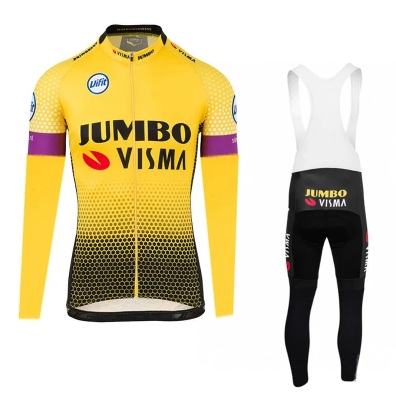 Winter thermal fleece cycling jumbo visma long sleeve cycling jersey kits mens cycle cloth MTB Ropa Ciclismo Bicycle maillot gel
Winter thermal fleece cycling jumbo visma long sleeve cycling jersey kits mens cycle cloth MTB Ropa Ciclismo Bicycle maillot gel