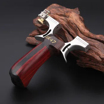 Heavy Hunting Slingshot Stainless Steel Catapult + Wood Handle with Rubber Band Outdoor Shooting Game Sling Shot 2019 New
Heavy Hunting Slingshot Stainless Steel Catapult + Wood Handle with Rubber Band Outdoor Shooting Game Sling Shot 2019 New