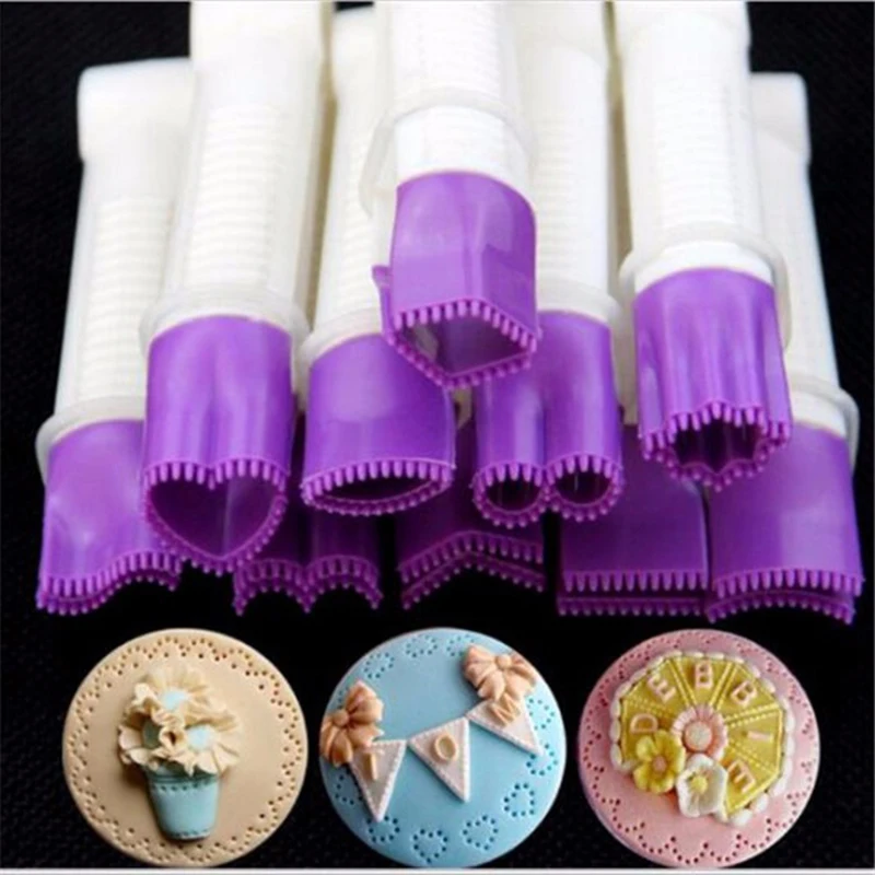 10cm 10 pcs/set Flower Type Lace Edge Clip Fondant Biscuit Cutter Decorating Sugarcraft Gum Pastecake Tool Cupcake Cookie Set
10cm 10 pcs/set Flower Type Lace Edge Clip Fondant Biscuit Cutter Decorating Sugarcraft Gum Pastecake Tool Cupcake Cookie Set