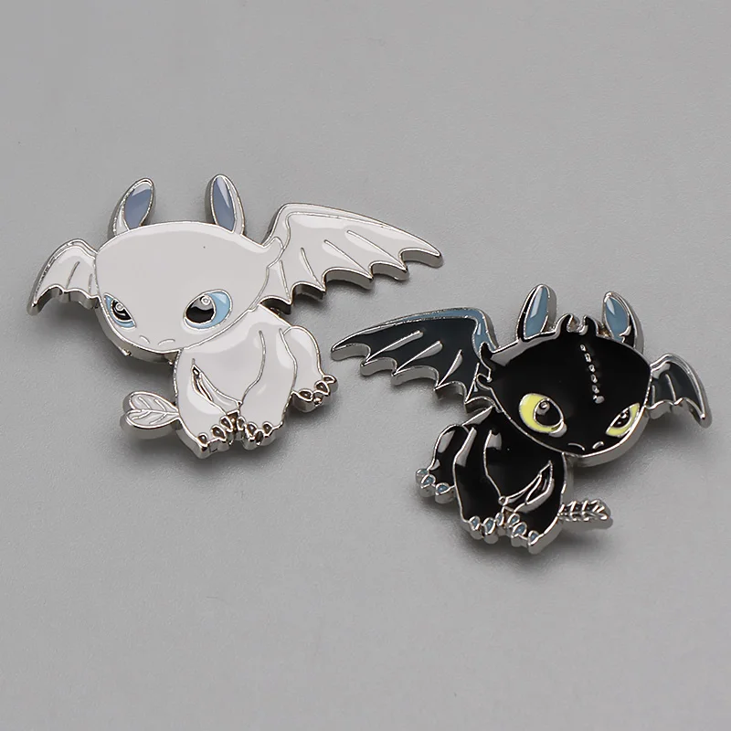 4.2cm 2019 Toothless Night Fury Brooch Keychain the Hidden World Metal Pendant Key Holder How To Train Your Dragon 3 Toys White
4.2cm 2019 Toothless Night Fury Brooch Keychain the Hidden World Metal Pendant Key Holder How To Train Your Dragon 3 Toys White