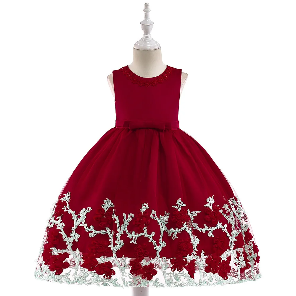 Hot Flower Girls Dresses For New Year Clothes Party Baby Girls Sleeveless Big Bow Princess Wedding Dress Children Party Vestidos
Hot Flower Girls Dresses For New Year Clothes Party Baby Girls Sleeveless Big Bow Princess Wedding Dress Children Party Vestidos
