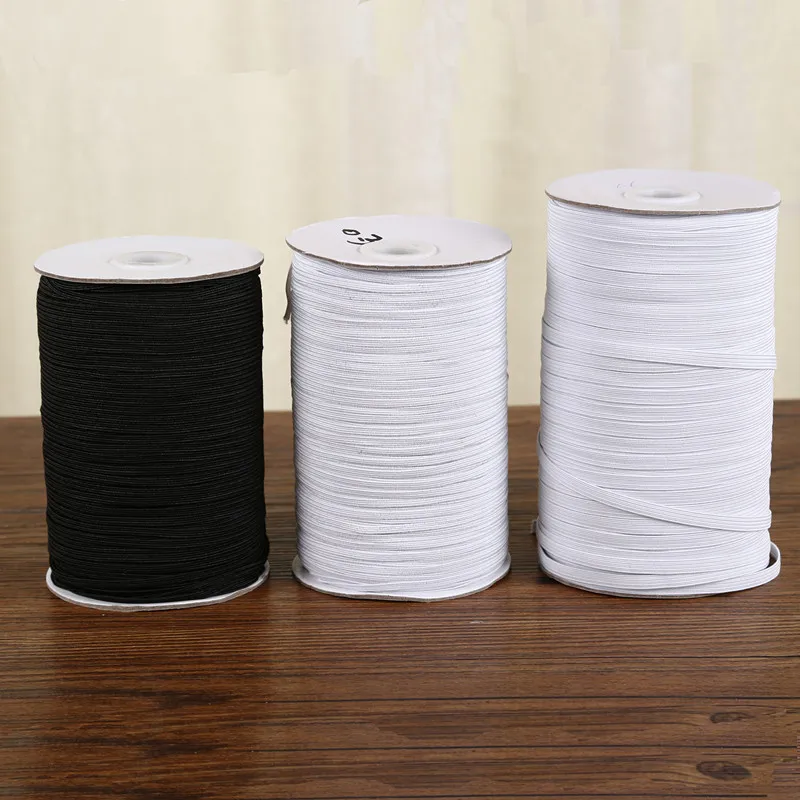 Elastic Bands 3/6/8/10/12/15/25/30/35/40MM White Black Nylon Elastic Band Garment Trousers Sewing Accessories DIY Crafts
Elastic Bands 3/6/8/10/12/15/25/30/35/40MM White Black Nylon Elastic Band Garment Trousers Sewing Accessories DIY Crafts
