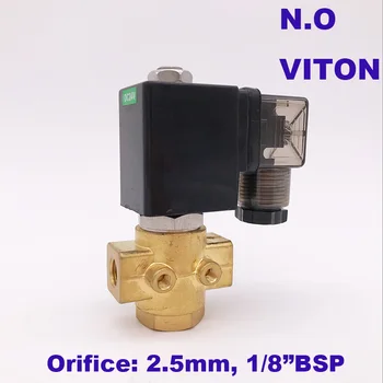 GOGO Normally open 16bar Brass high temperature steam 2 way solenoid valve 1/8 inch 12V DC Orifice 2.5mm FKM direct acting
GOGO Normally open 16bar Brass high temperature steam 2 way solenoid valve 1/8 inch 12V DC Orifice 2.5mm FKM direct acting