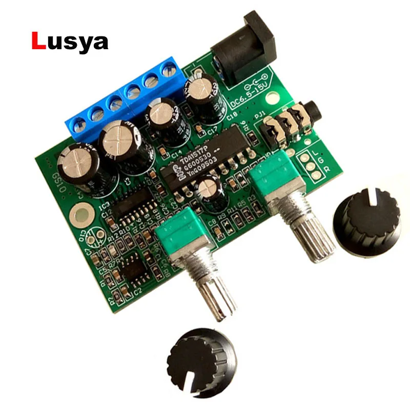 TDA2030 2.1 Subwoofer Amplifier Audio board 6W*2+25W Mini Bass Amplifier HIFI YD1517P for 4-6 inch 40W SubWoofer Speaker T0351
TDA2030 2.1 Subwoofer Amplifier Audio board 6W*2+25W Mini Bass Amplifier HIFI YD1517P for 4-6 inch 40W SubWoofer Speaker T0351