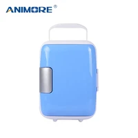 ANIMORE 4L Refrigerators Home Car Use Dual-Use Ultra Quiet Low Noise Car Refrigerators Freezer Cooling Heating Box Fridge image