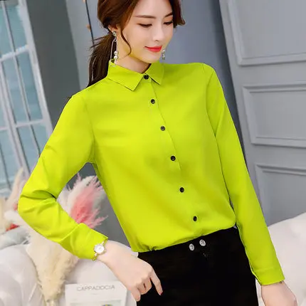 New 2019 Spring Qualities Women Shirts Tops Office Lady Formal Party Long Sleeve Slim Collar Blouse Female Solid Shirt
New 2019 Spring Qualities Women Shirts Tops Office Lady Formal Party Long Sleeve Slim Collar Blouse Female Solid Shirt
