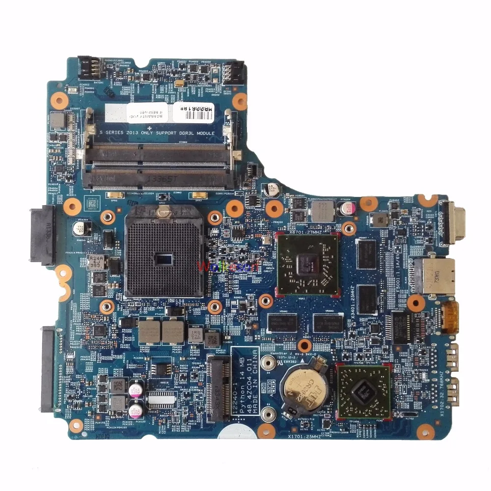 SHELI FOR HP ProBook 455 G1 Laptop Motherboard 722821-601 48.4ZC04.011 8750M 2GB GPU DDR3L Test Oke
SHELI FOR HP ProBook 455 G1 Laptop Motherboard 722821-601 48.4ZC04.011 8750M 2GB GPU DDR3L Test Oke