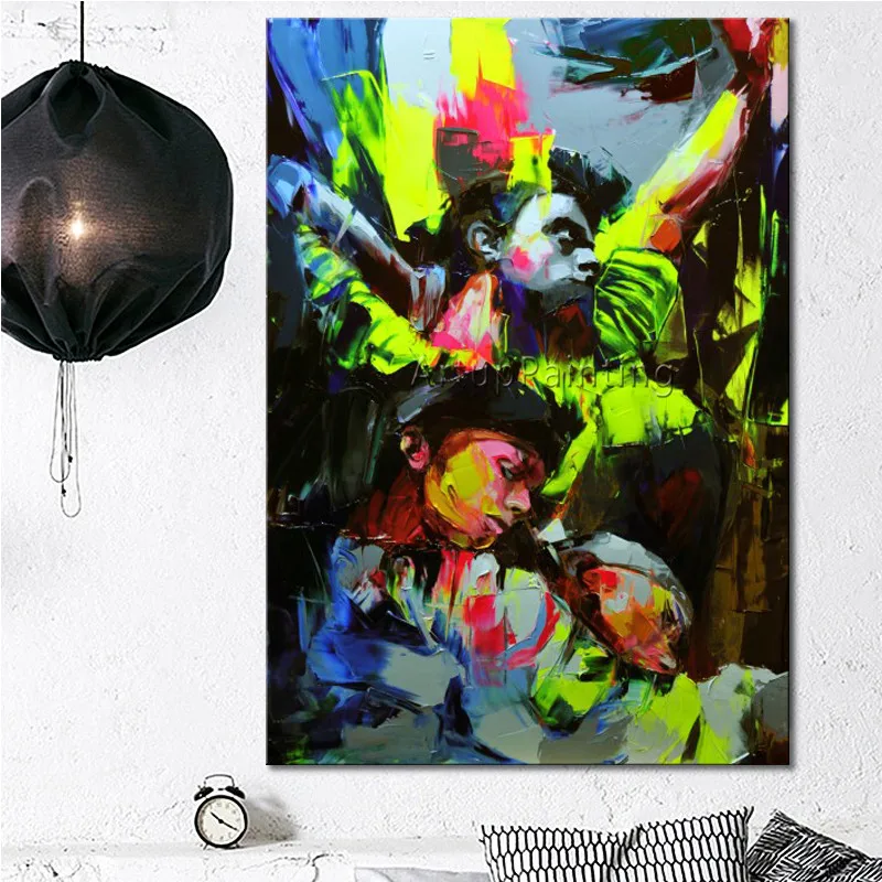 Palette knife portrait Face Oil painting Character figure canva Hand painted Francoise Nielly wall Art picture 13-7
Palette knife portrait Face Oil painting Character figure canva Hand painted Francoise Nielly wall Art picture 13-7