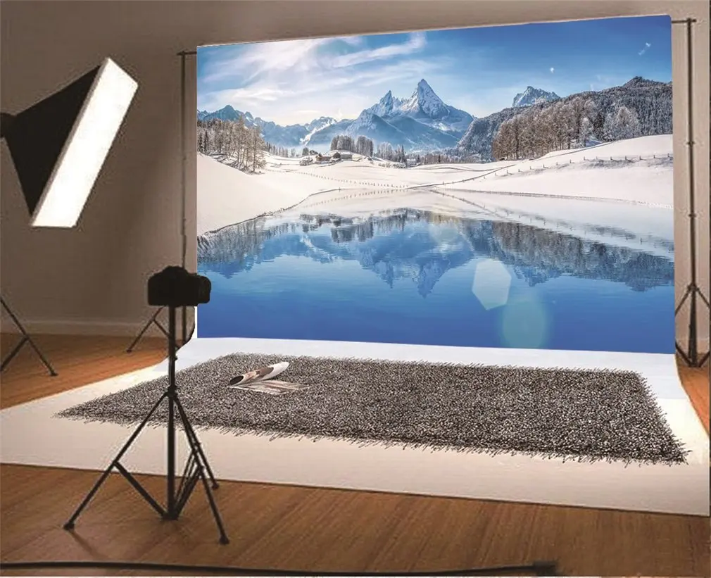 Photography Backdrop Christmas Pine Tree Snow Covered Landscape Mount Pool Blue Sky White Cloud Nature Winter Xmas
Photography Backdrop Christmas Pine Tree Snow Covered Landscape Mount Pool Blue Sky White Cloud Nature Winter Xmas