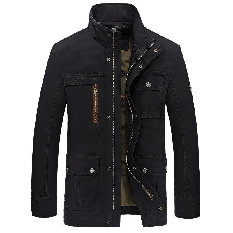 Brand AFS JEEP Militar Stand Collar Medium Long Male Jacket Multi-Pockets Jean US Army Uniform Military Jackets & Coats
Brand AFS JEEP Militar Stand Collar Medium Long Male Jacket Multi-Pockets Jean US Army Uniform Military Jackets & Coats
