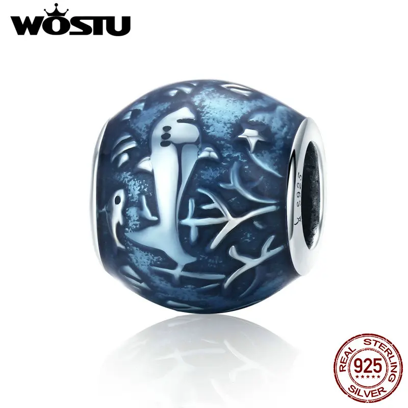 WOSTU 100% 925 Sterling Silver Wonderful Ocean Underwater World Shark Fish Beads fit Charm Bracelet for Women DIY Jewelry CQC503
WOSTU 100% 925 Sterling Silver Wonderful Ocean Underwater World Shark Fish Beads fit Charm Bracelet for Women DIY Jewelry CQC503